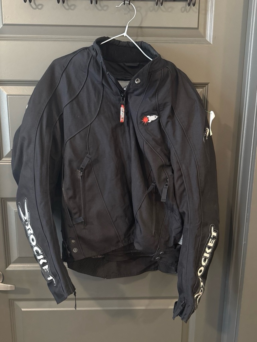 Joe Rocket Black Mesh/Textile Motorcycle Riding Jacket Large